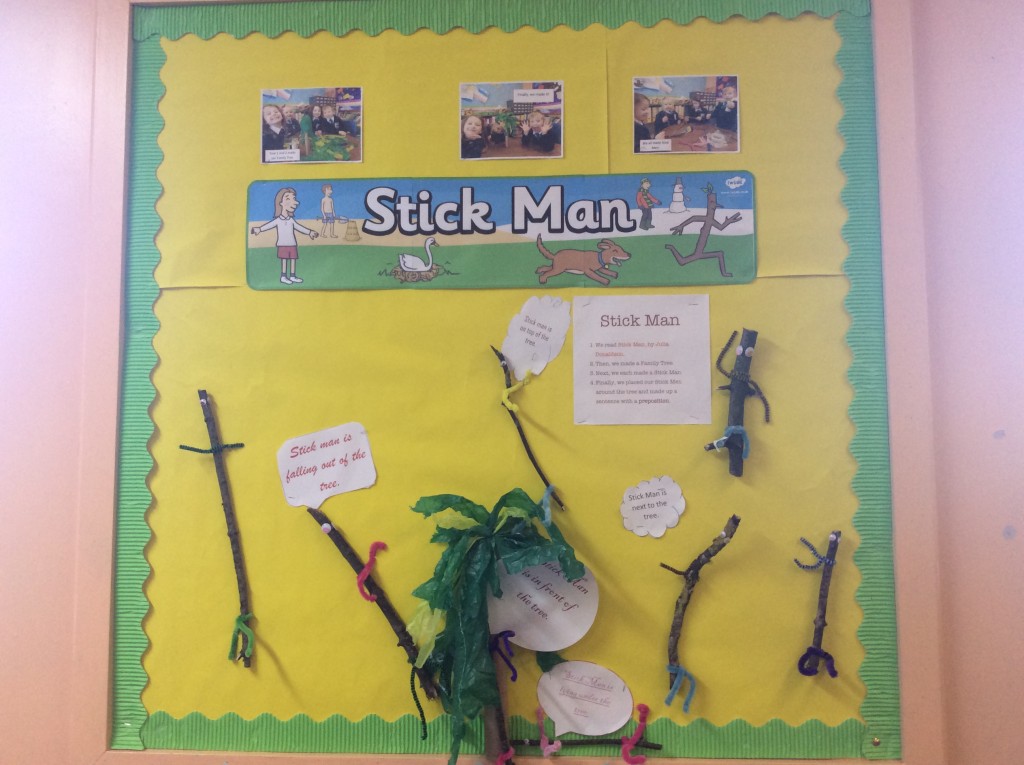 Numeracy: Learning positional language using 'The Stick Man'