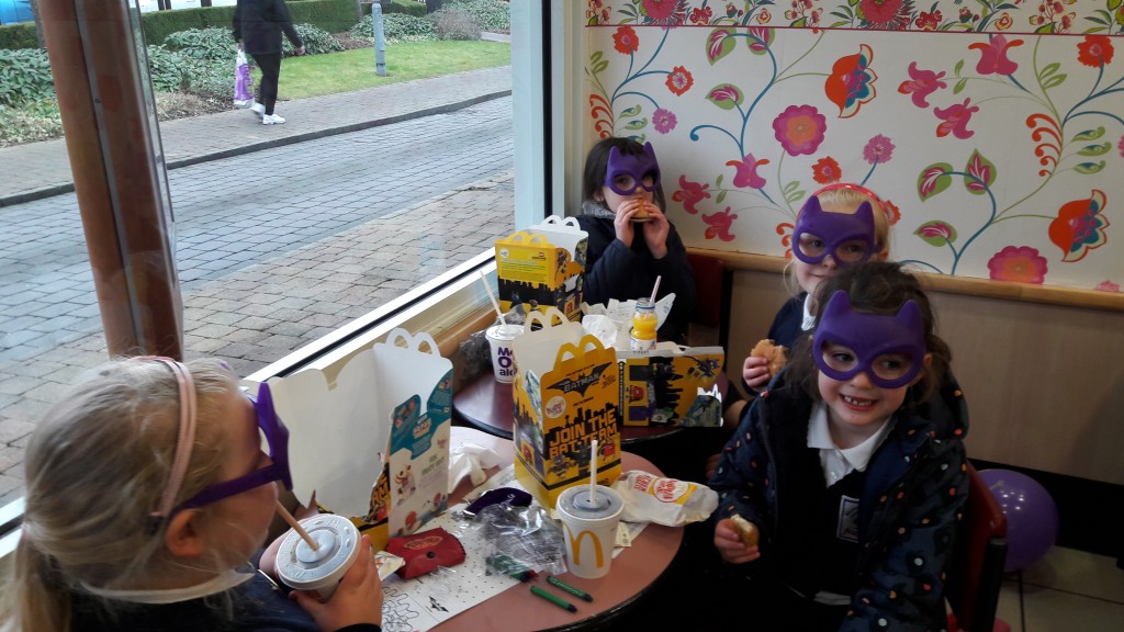 Thank you to the McDonald's staff who spoiled us with balloons and extra masks!