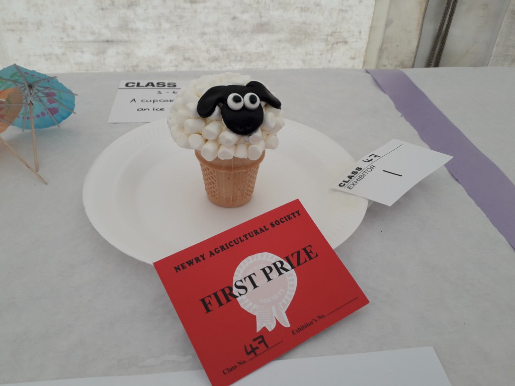 First Prize in 'Cupcake in a cone'